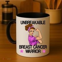Unbreakable Breast Cancer Warrior Coffee Mug thumb 4