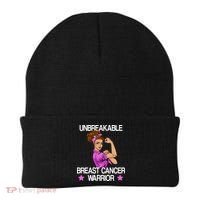 Unbreakable Breast Cancer Warrior Beanie thumb 0