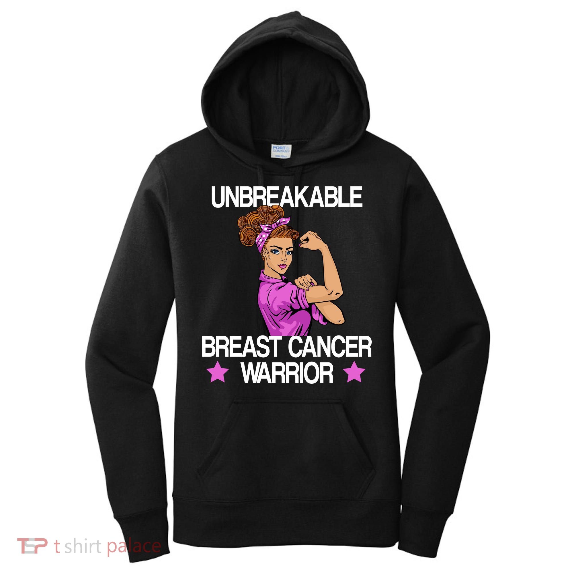 Unbreakable Breast Cancer Warrior Women's Hoodie