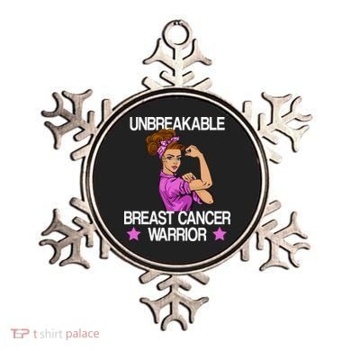 Unbreakable Breast Cancer Warrior Ornament