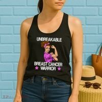 Unbreakable Breast Cancer Warrior Women's Tank Top thumb 2
