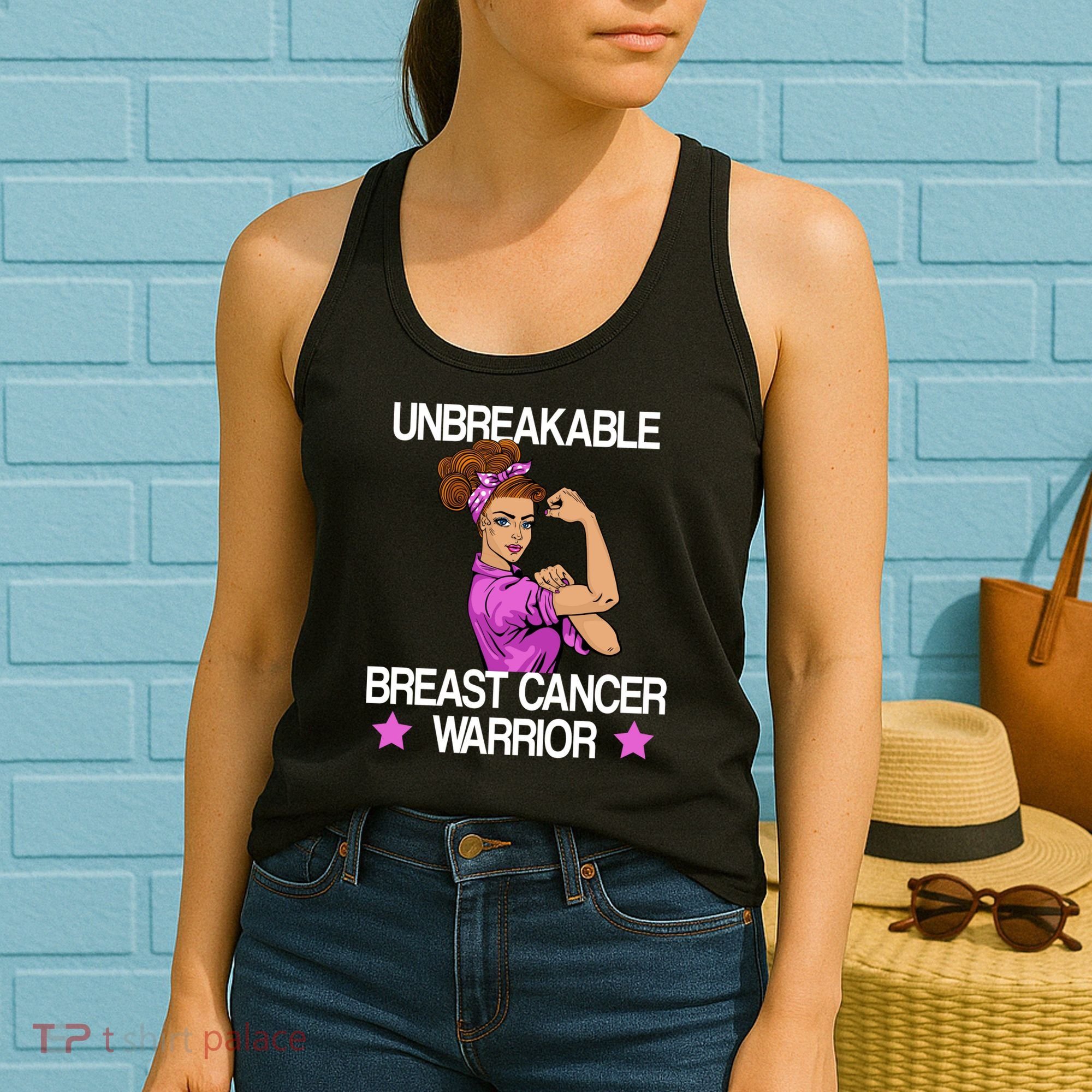 Unbreakable Breast Cancer Warrior Women's Tank Top