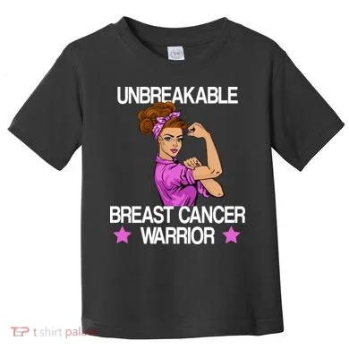 Unbreakable Breast Cancer Warrior Toddler T-Shirt