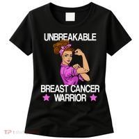 Unbreakable Breast Cancer Warrior Women's T-Shirt thumb 0