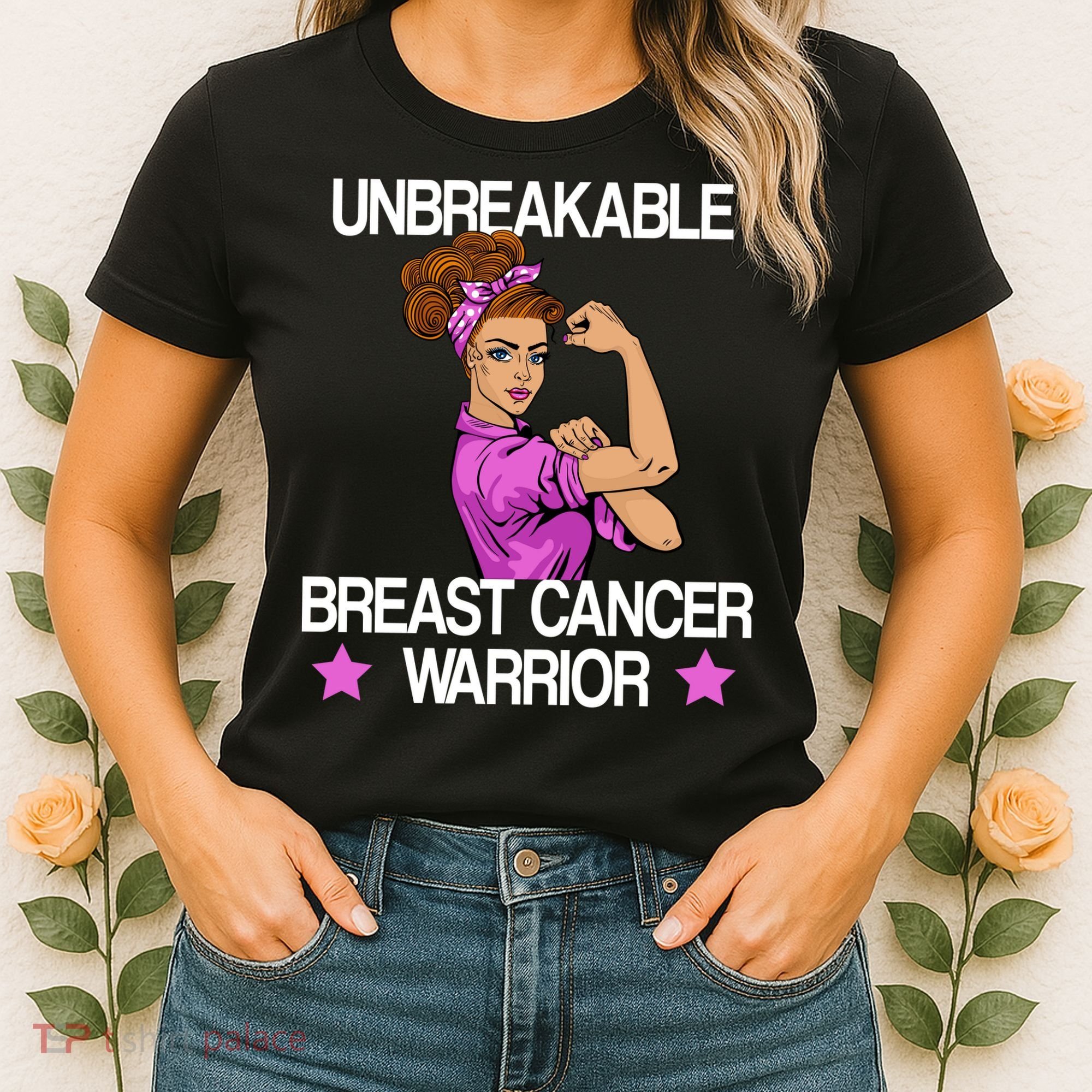 Unbreakable Breast Cancer Warrior Women's T-Shirt