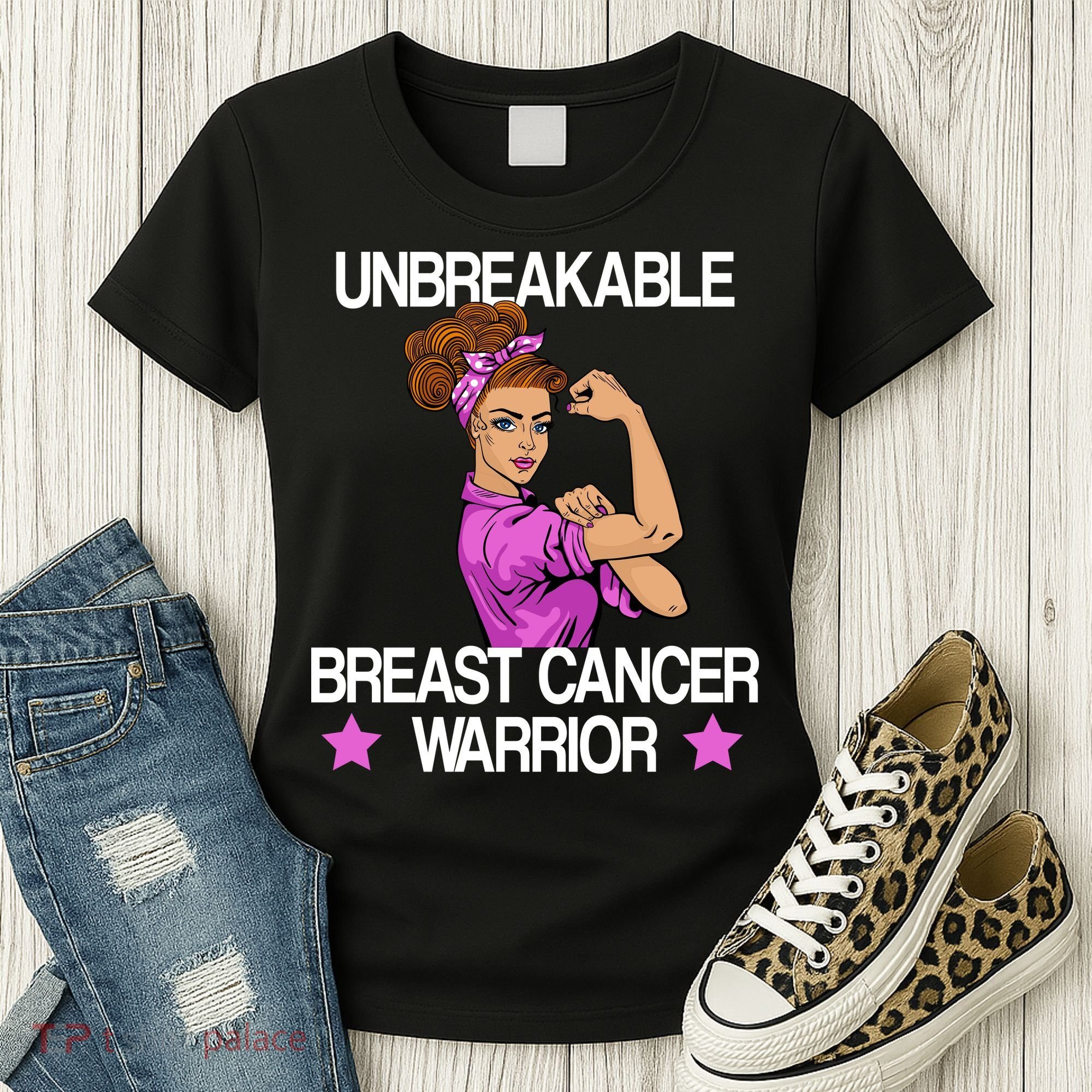 Unbreakable Breast Cancer Warrior Women's T-Shirt