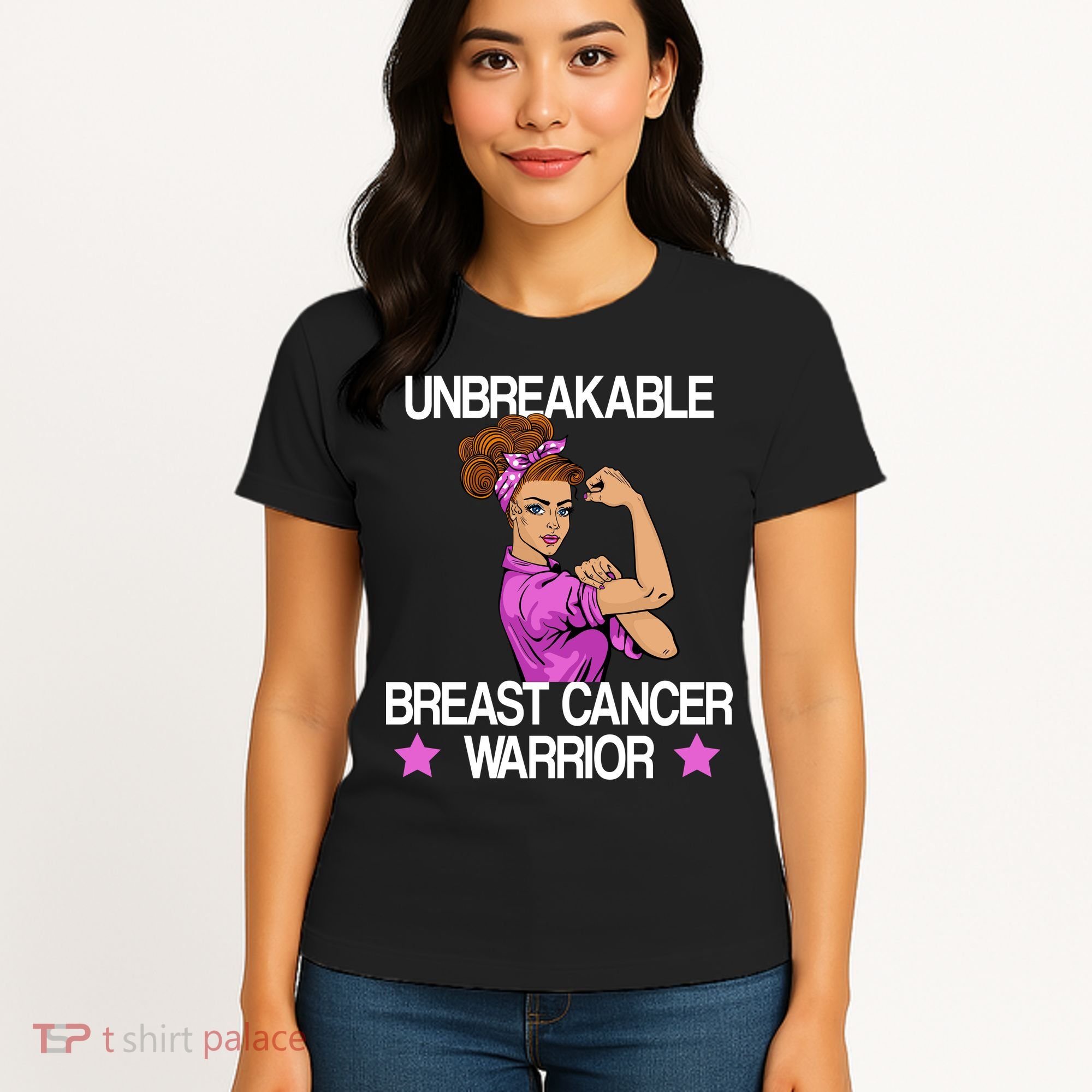 Unbreakable Breast Cancer Warrior Women's T-Shirt