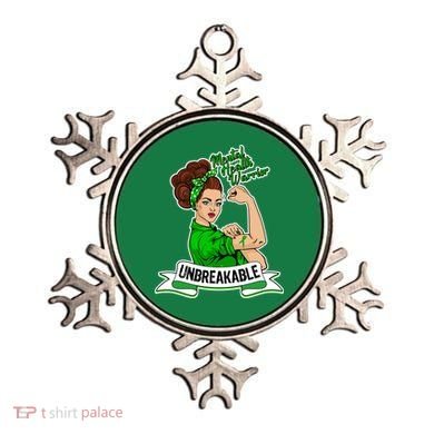 Unbreakable Mental Health Warrior Ornament