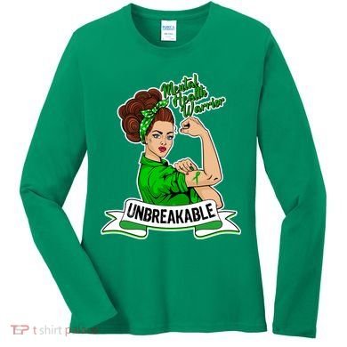 Unbreakable Mental Health Warrior Women's Long Sleeve Shirt