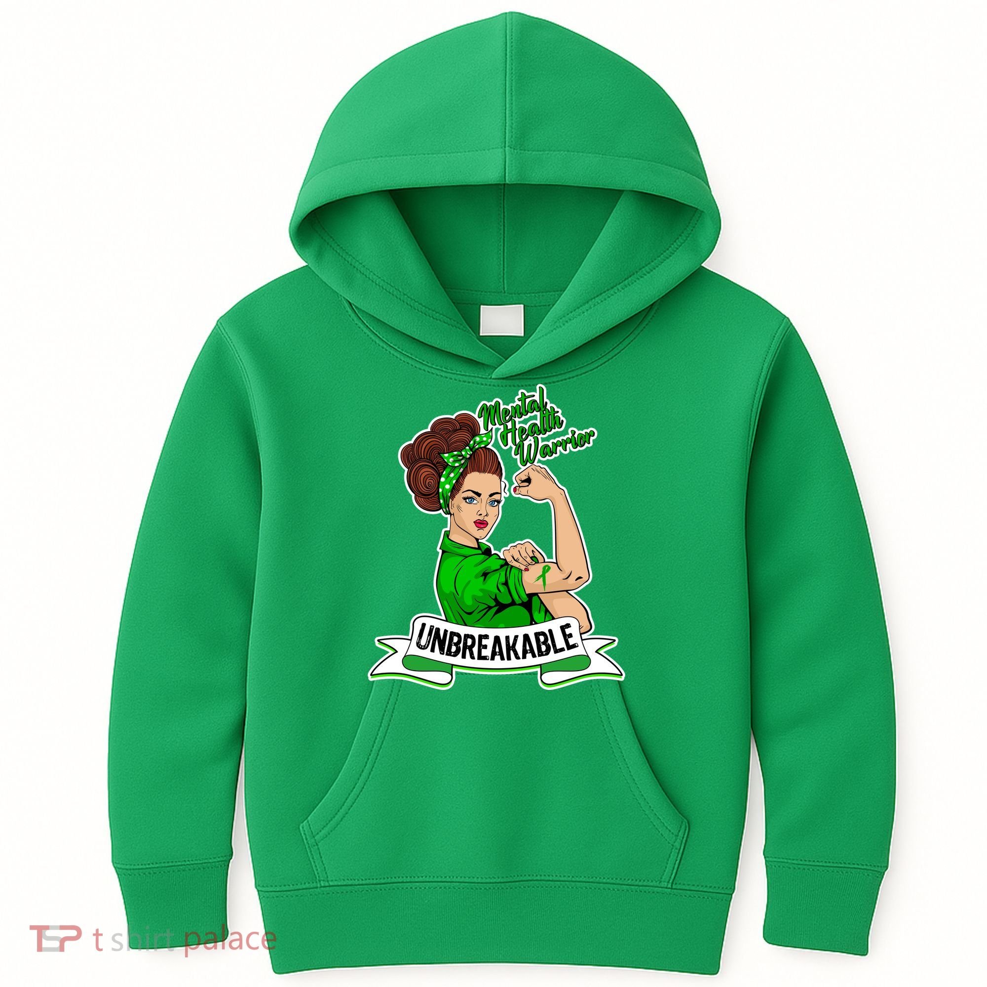 Unbreakable Mental Health Warrior Kids Hoodie