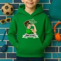 Unbreakable Mental Health Warrior Kids Hoodie thumb 2