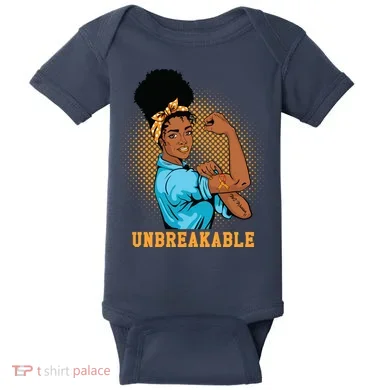 Unbreakable MS Warrior Baby Bodysuit
