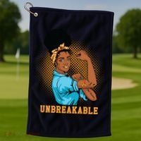 Unbreakable MS Warrior Golf Towel thumb 1