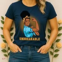 Unbreakable MS Warrior Women's T-Shirt thumb 2