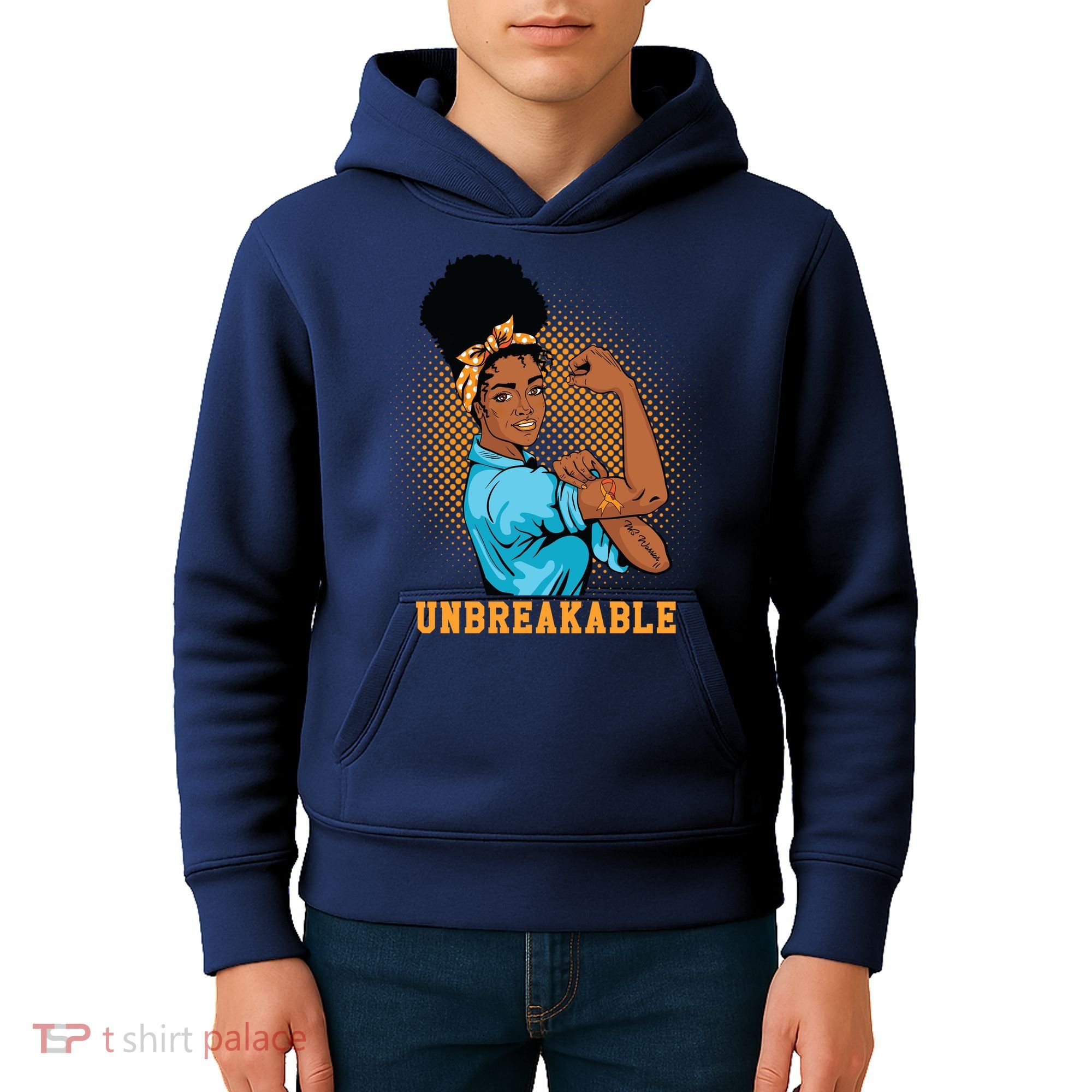 Unbreakable MS Warrior Kids Hoodie