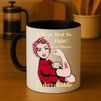 Unbreakable Wear Red To Fight Heart Disease Coffee Mug thumb 4