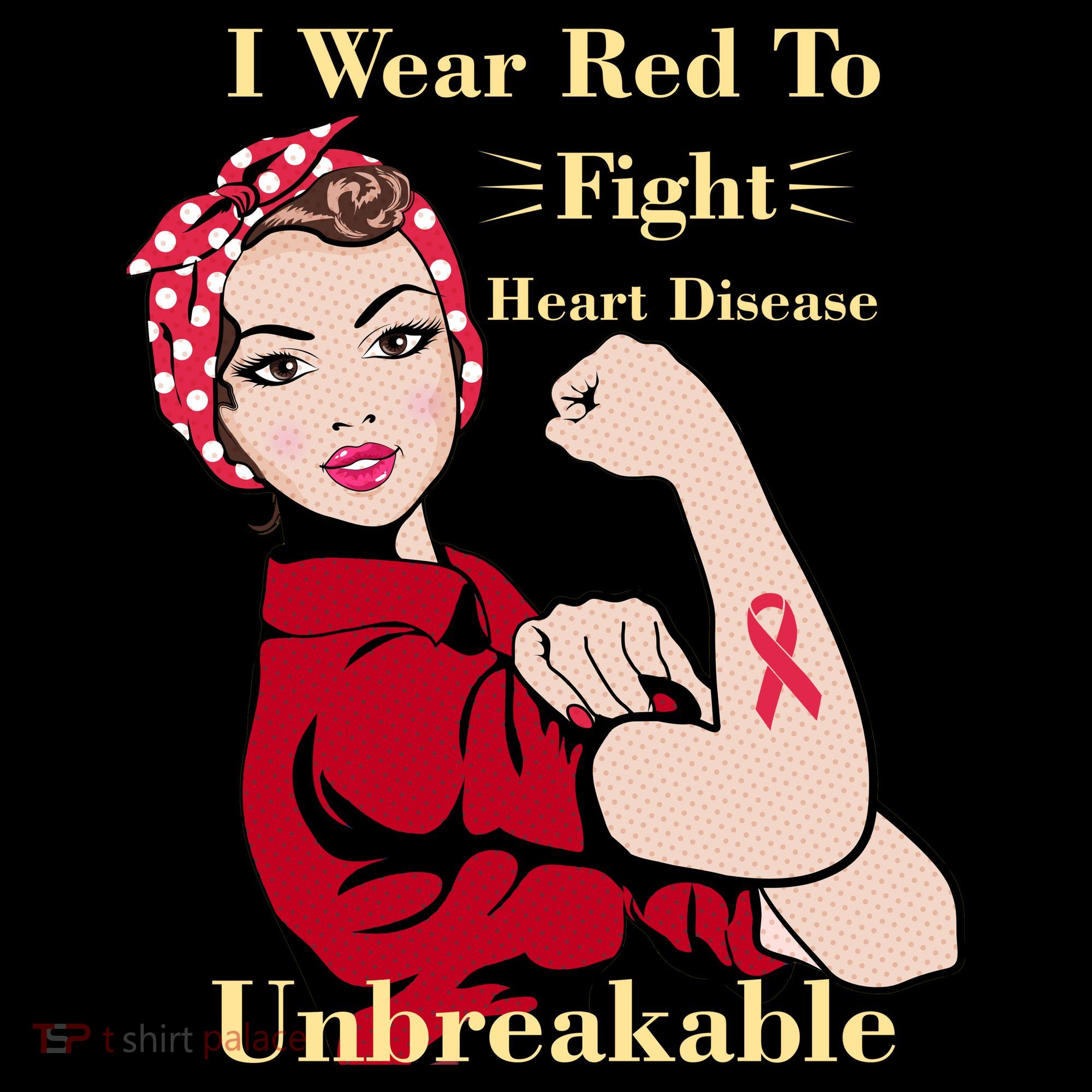 Unbreakable Wear Red To Fight Heart Disease Coffee Mug