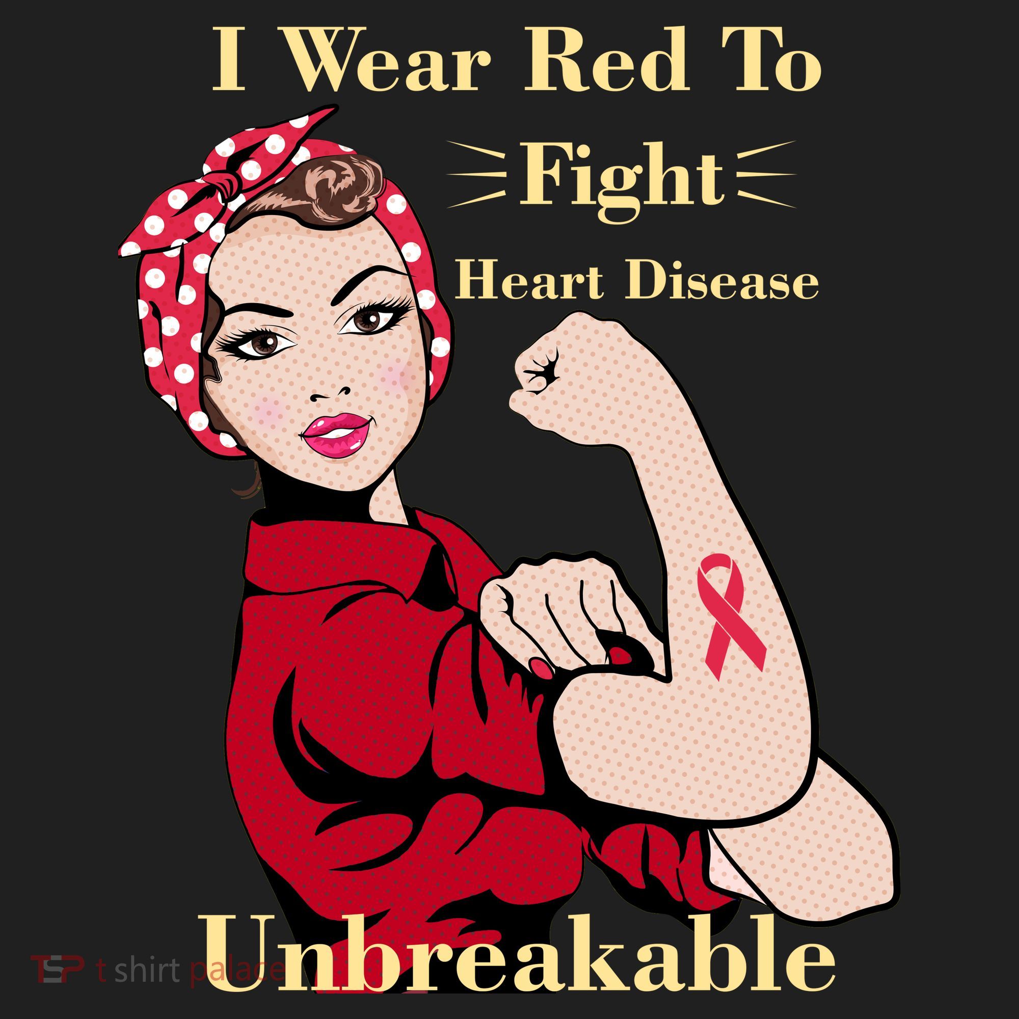 Unbreakable Wear Red To Fight Heart Disease Beanie