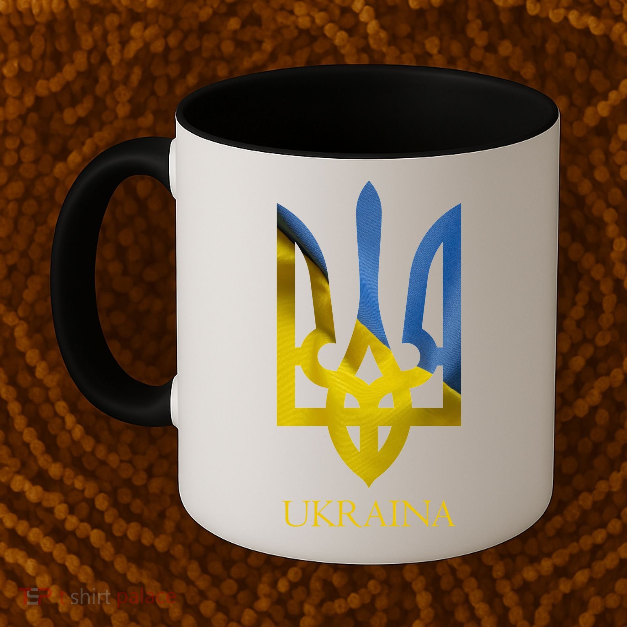 Ukraine National Coat Of Arms Ukraina Ukrainian Trident Coffee Mug