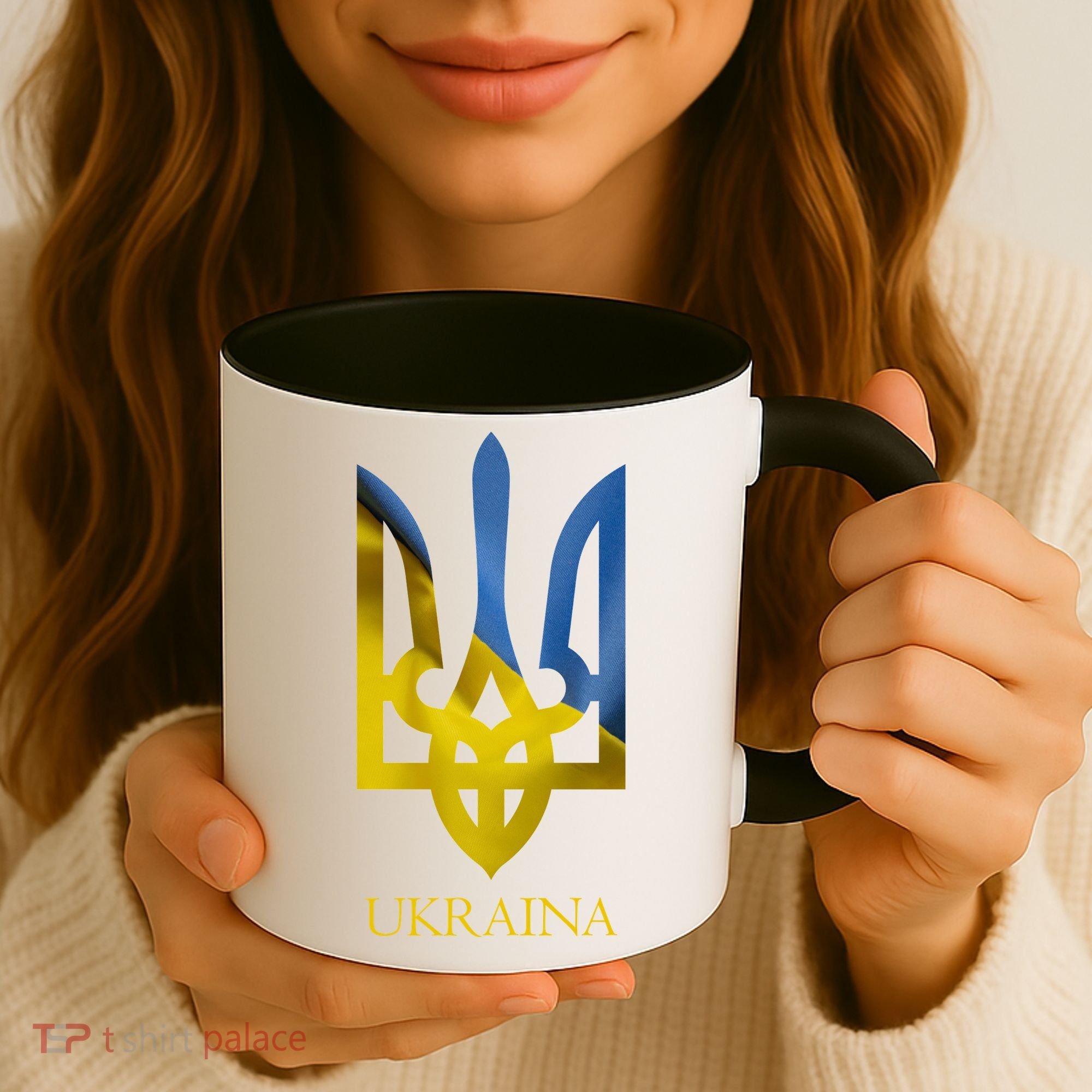 Ukraine National Coat Of Arms Ukraina Ukrainian Trident Coffee Mug