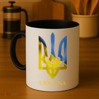 Ukraine National Coat Of Arms Ukraina Ukrainian Trident Coffee Mug thumb 4