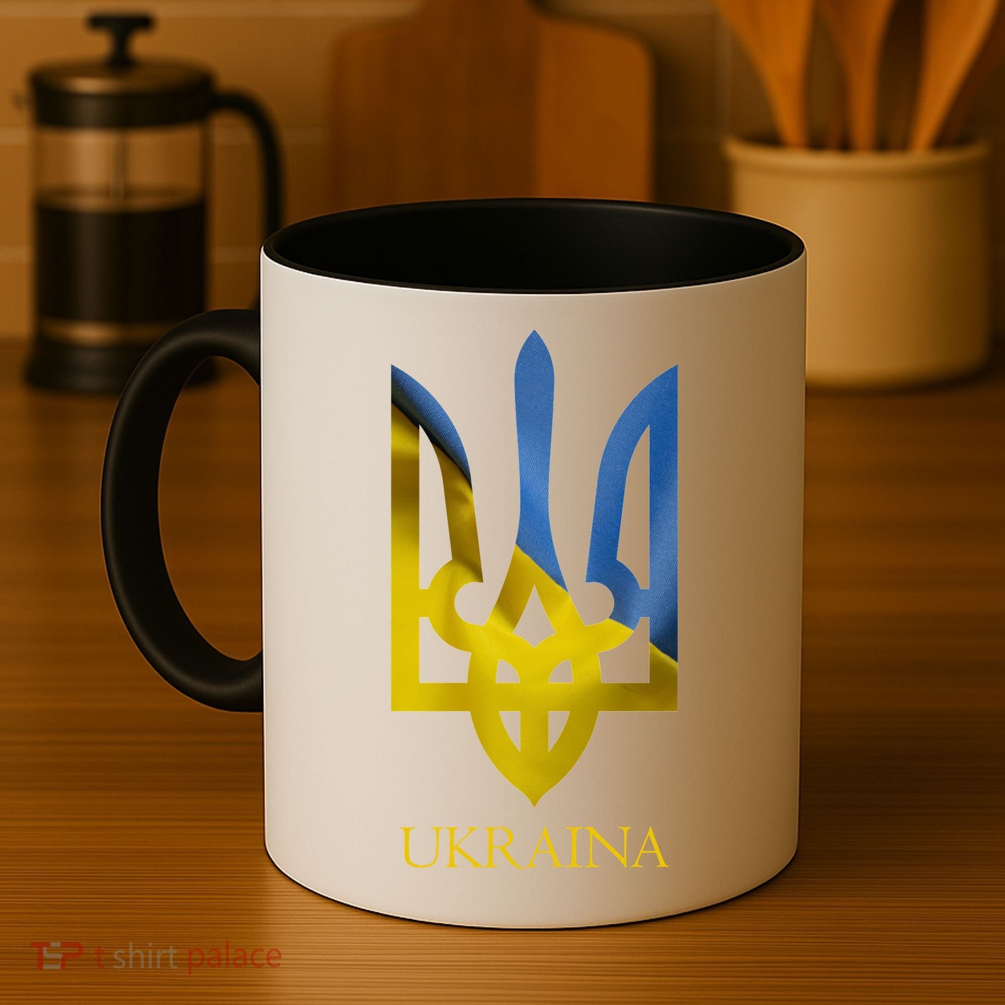 Ukraine National Coat Of Arms Ukraina Ukrainian Trident Coffee Mug