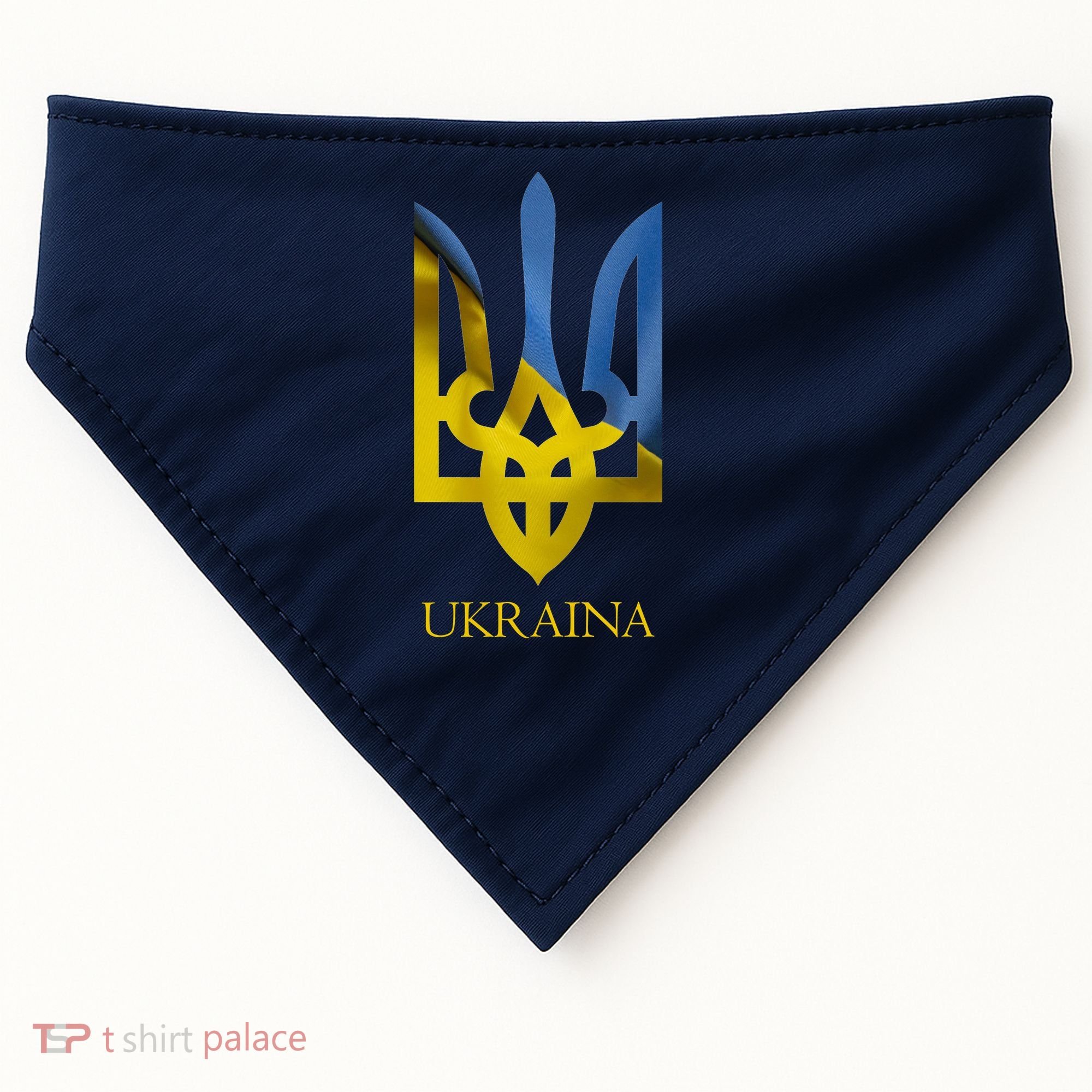 Ukraine National Coat Of Arms Ukraina Ukrainian Trident USA-Made Doggie Bandana