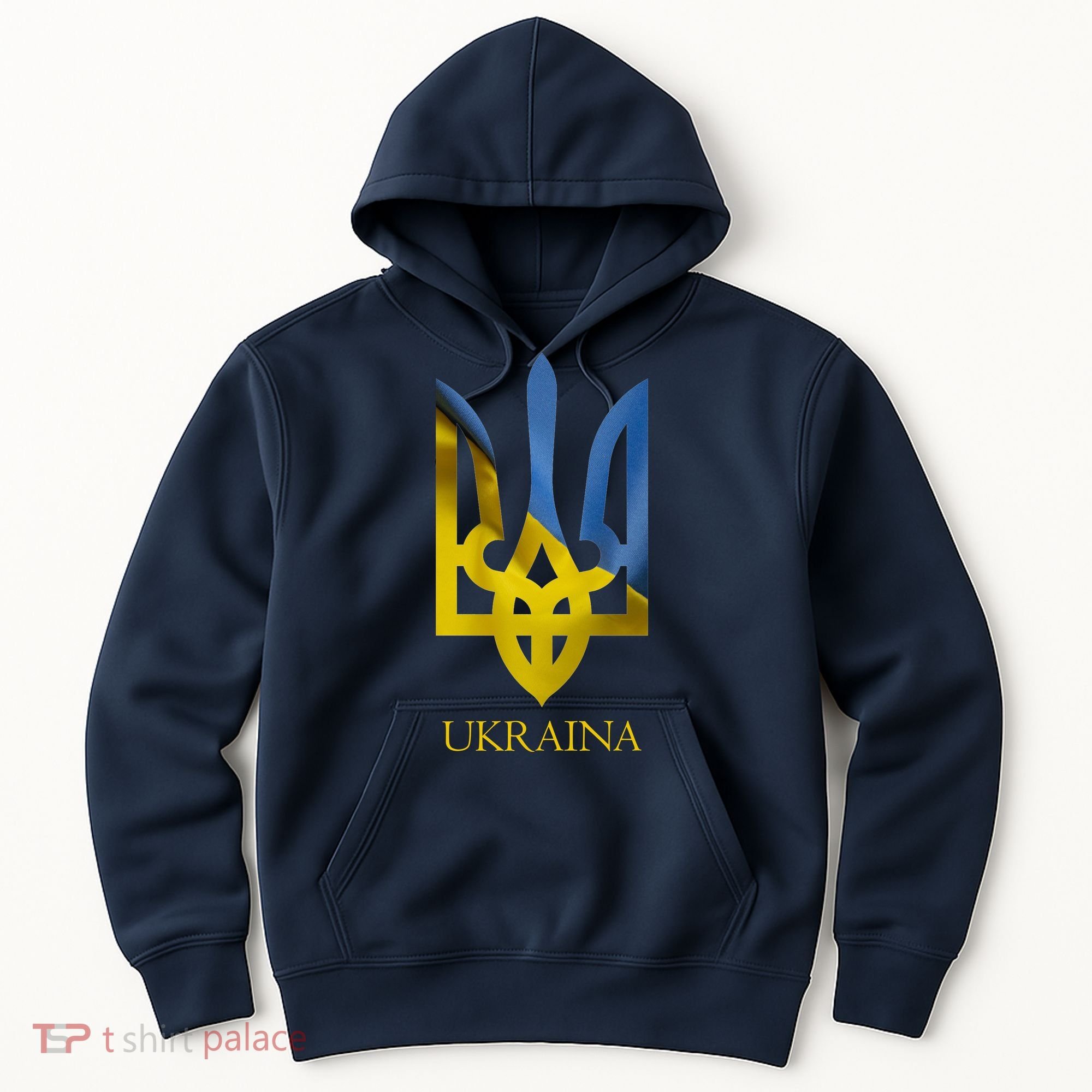 Ukraine National Coat Of Arms Ukraina Ukrainian Trident Hoodie