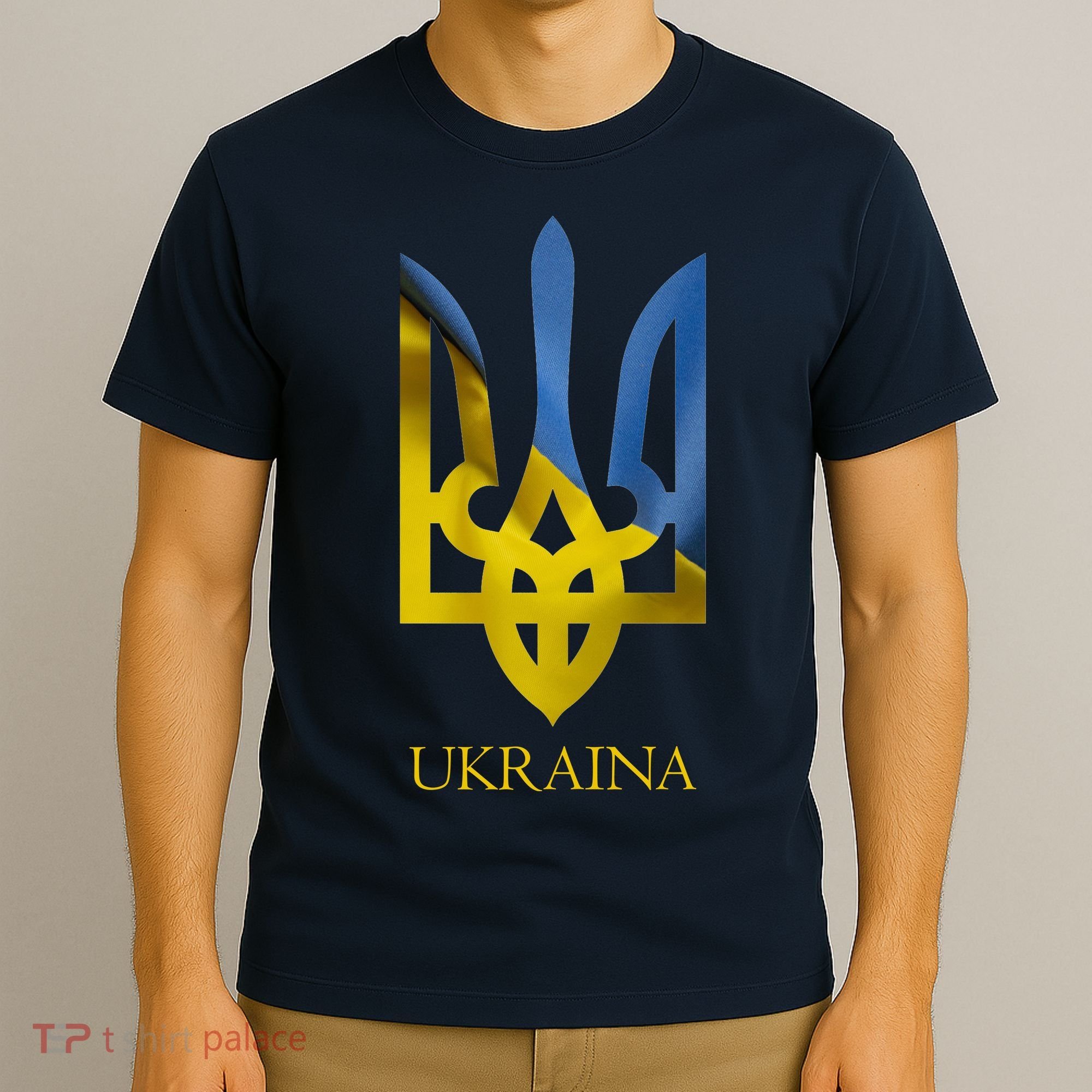 Ukraine National Coat Of Arms Ukraina Ukrainian Trident T-Shirt