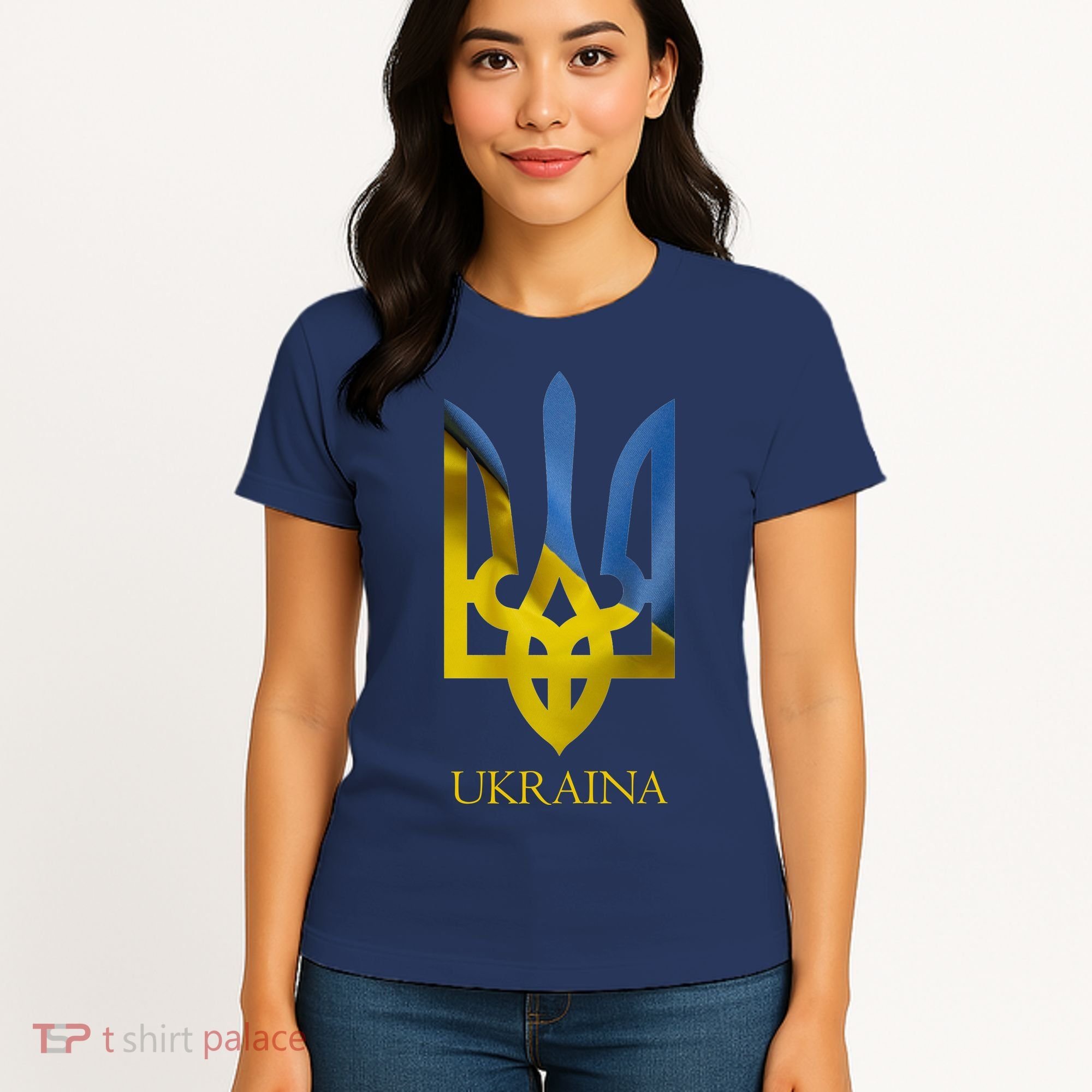 Ukraine National Coat Of Arms Ukraina Ukrainian Trident Women's T-Shirt