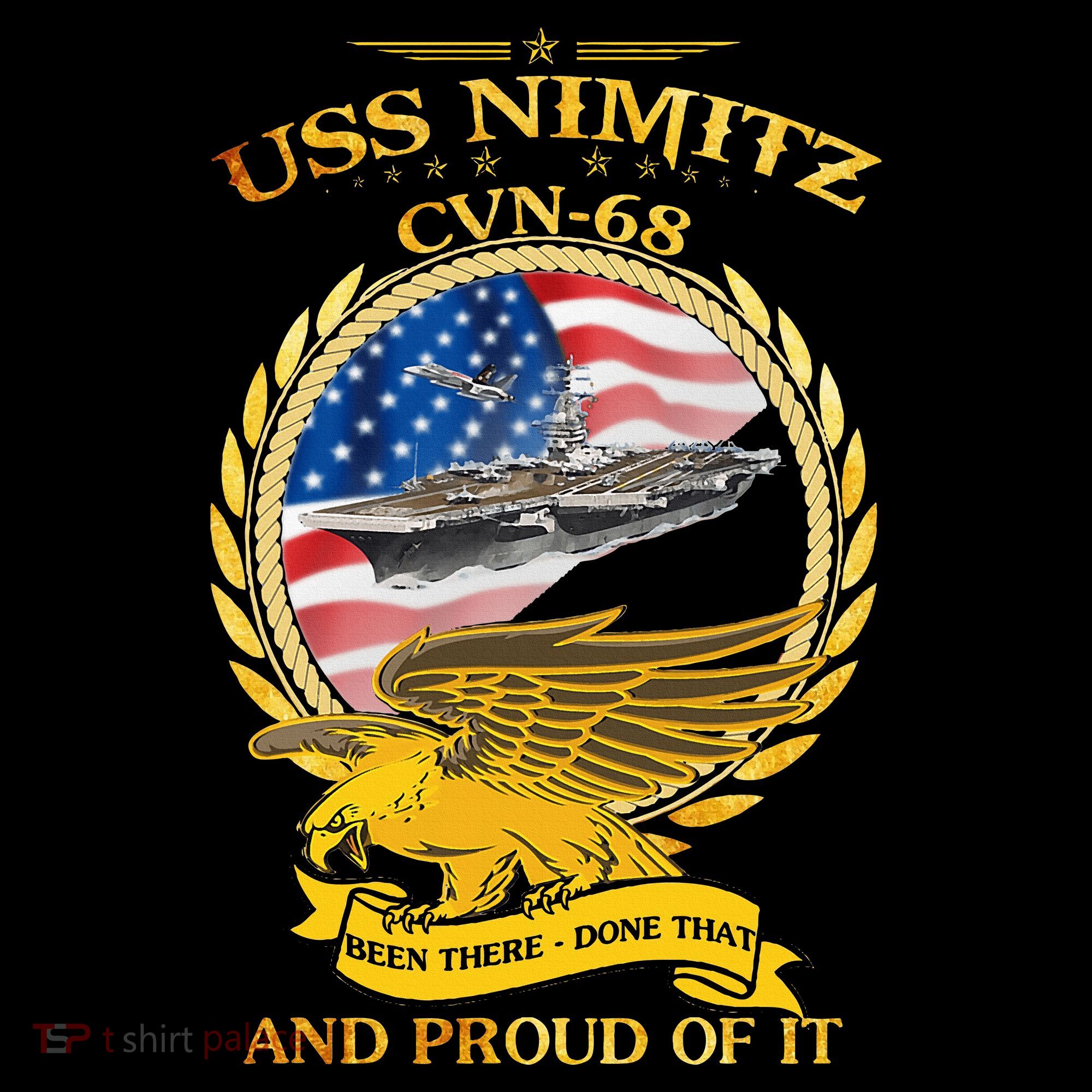 Uss Nimitz Cvn68 And Pound Off It Coaster