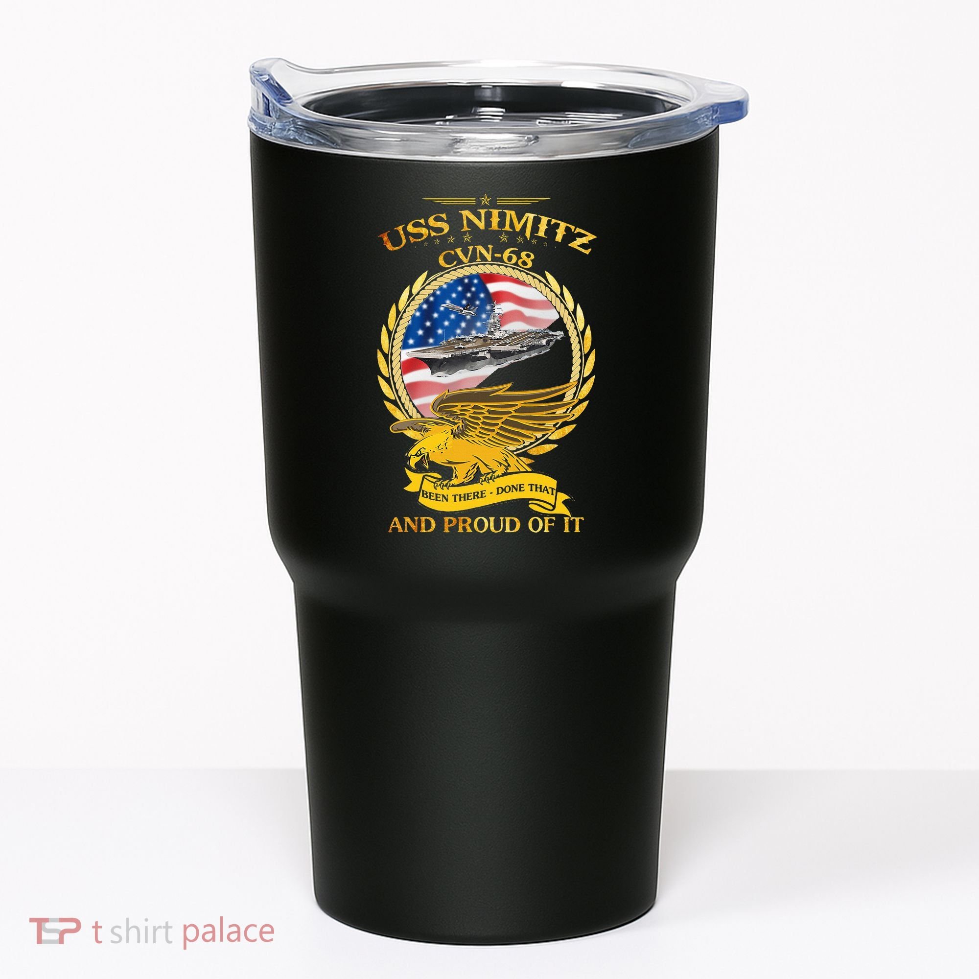 Uss Nimitz Cvn68 And Pound Off It Tumbler