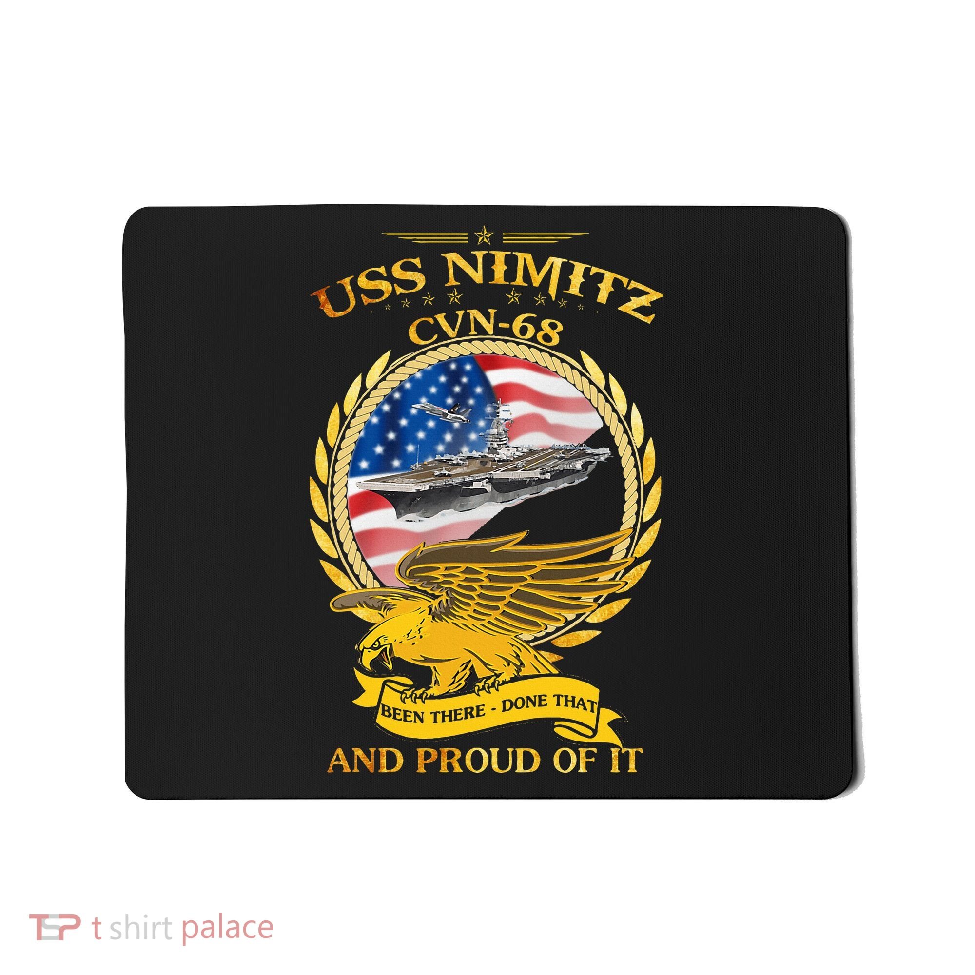 Uss Nimitz Cvn68 And Pound Off It Mousepad