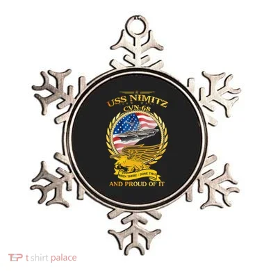 Uss Nimitz Cvn68 And Pound Off It Ornament