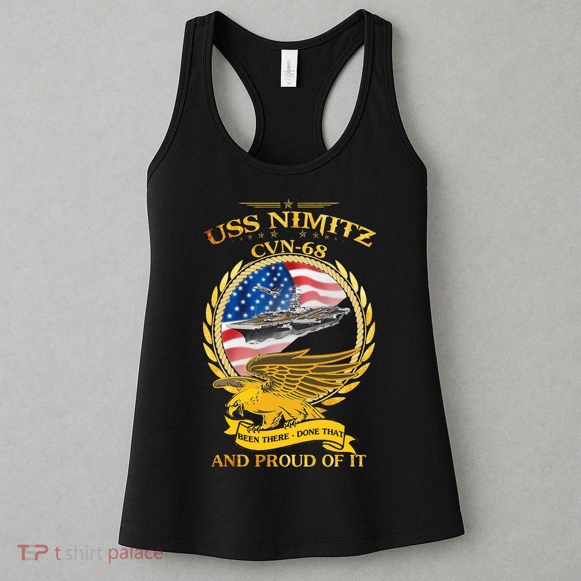 Uss Nimitz Cvn68 And Pound Off It Women's Tank Top