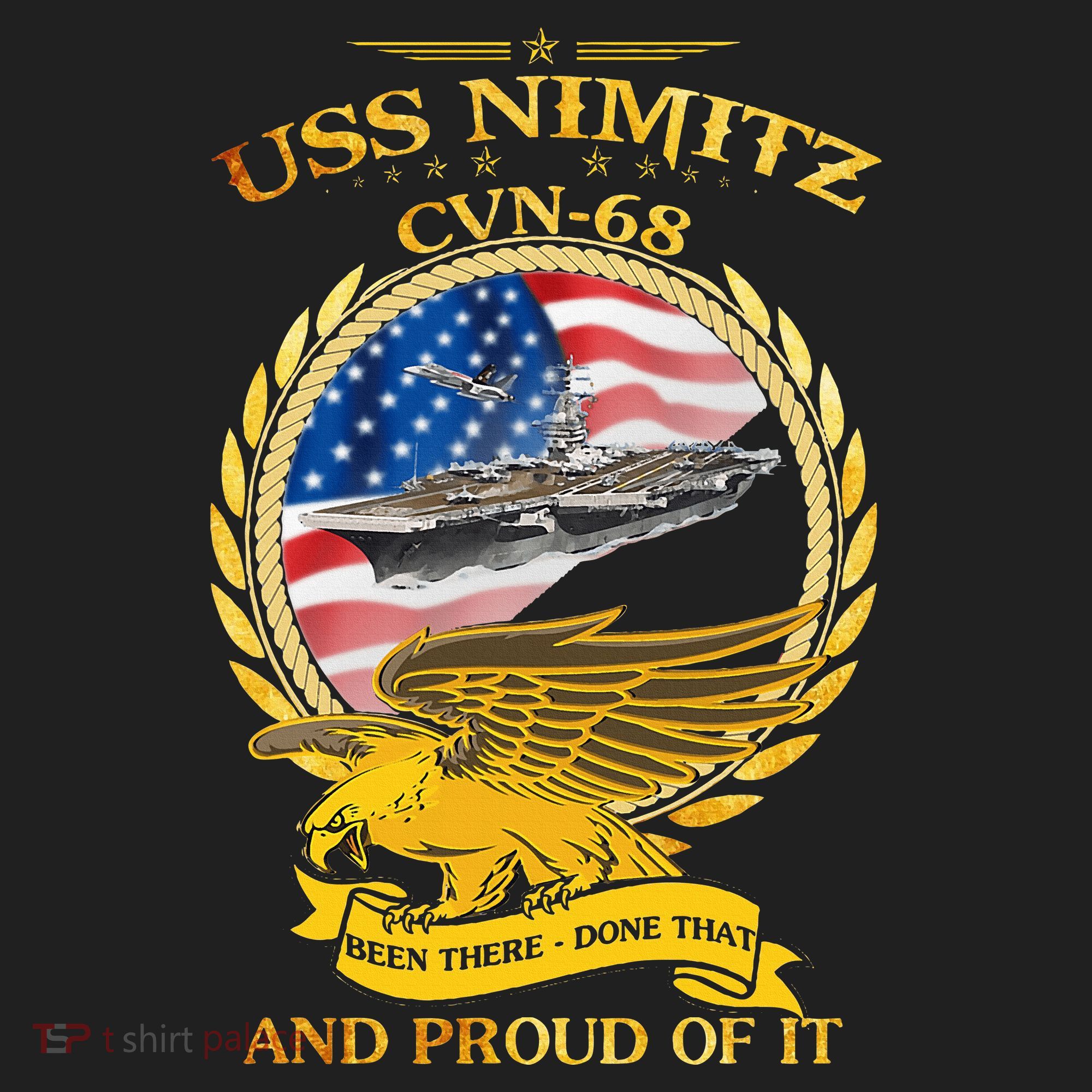Uss Nimitz Cvn68 And Pound Off It Hat