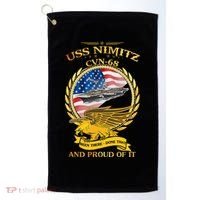 Uss Nimitz Cvn68 And Pound Off It Golf Towel thumb 0