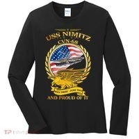 Uss Nimitz Cvn68 And Pound Off It Women's Long Sleeve Shirt thumb 0