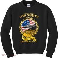 Uss Nimitz Cvn68 And Pound Off It Kids Sweatshirt thumb 0