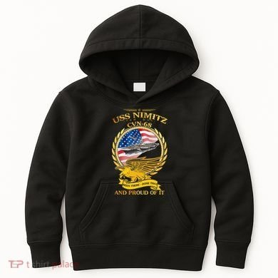 Uss Nimitz Cvn68 And Pound Off It Kids Hoodie
