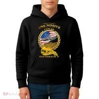 Uss Nimitz Cvn68 And Pound Off It Kids Hoodie thumb 4