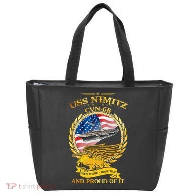 Uss Nimitz Cvn68 And Pound Off It Tote Bag