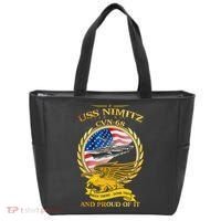 Uss Nimitz Cvn68 And Pound Off It Tote Bag thumb 0