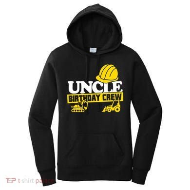 Uncle Birthday Crew Construction Party Women's Hoodie