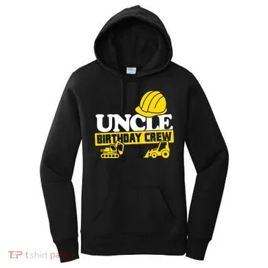 Uncle Birthday Crew Construction Party Women's Hoodie