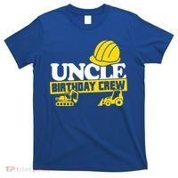 Uncle Birthday Crew Construction Party T-Shirt thumb 0