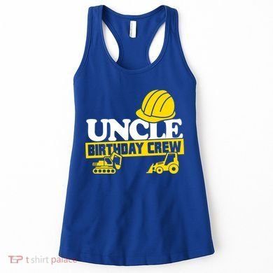 Uncle Birthday Crew Construction Party Women's Tank Top