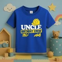 Uncle Birthday Crew Construction Party Toddler T-Shirt thumb 3