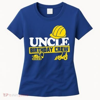 Uncle Birthday Crew Construction Party Women's T-Shirt