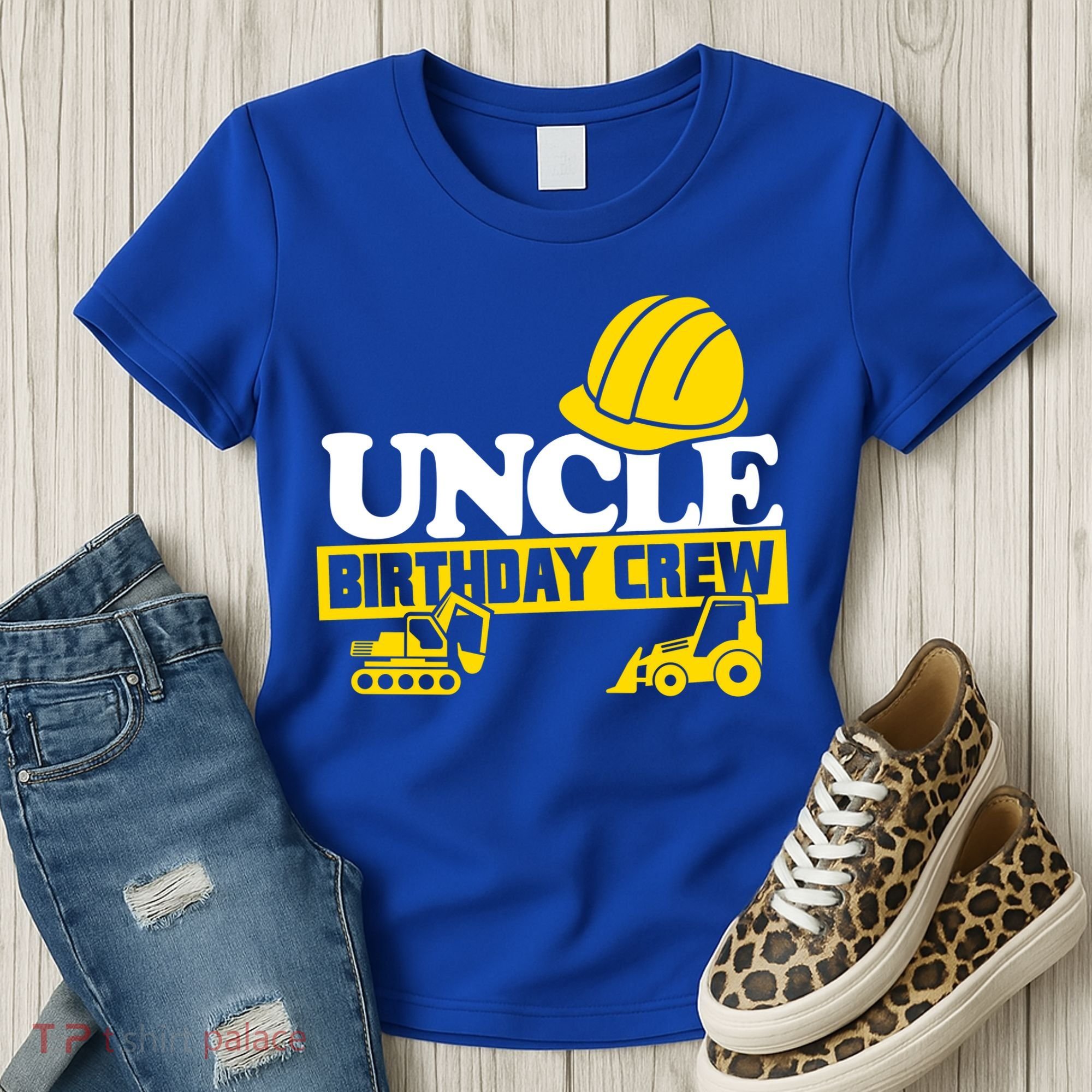 Uncle Birthday Crew Construction Party Women's T-Shirt